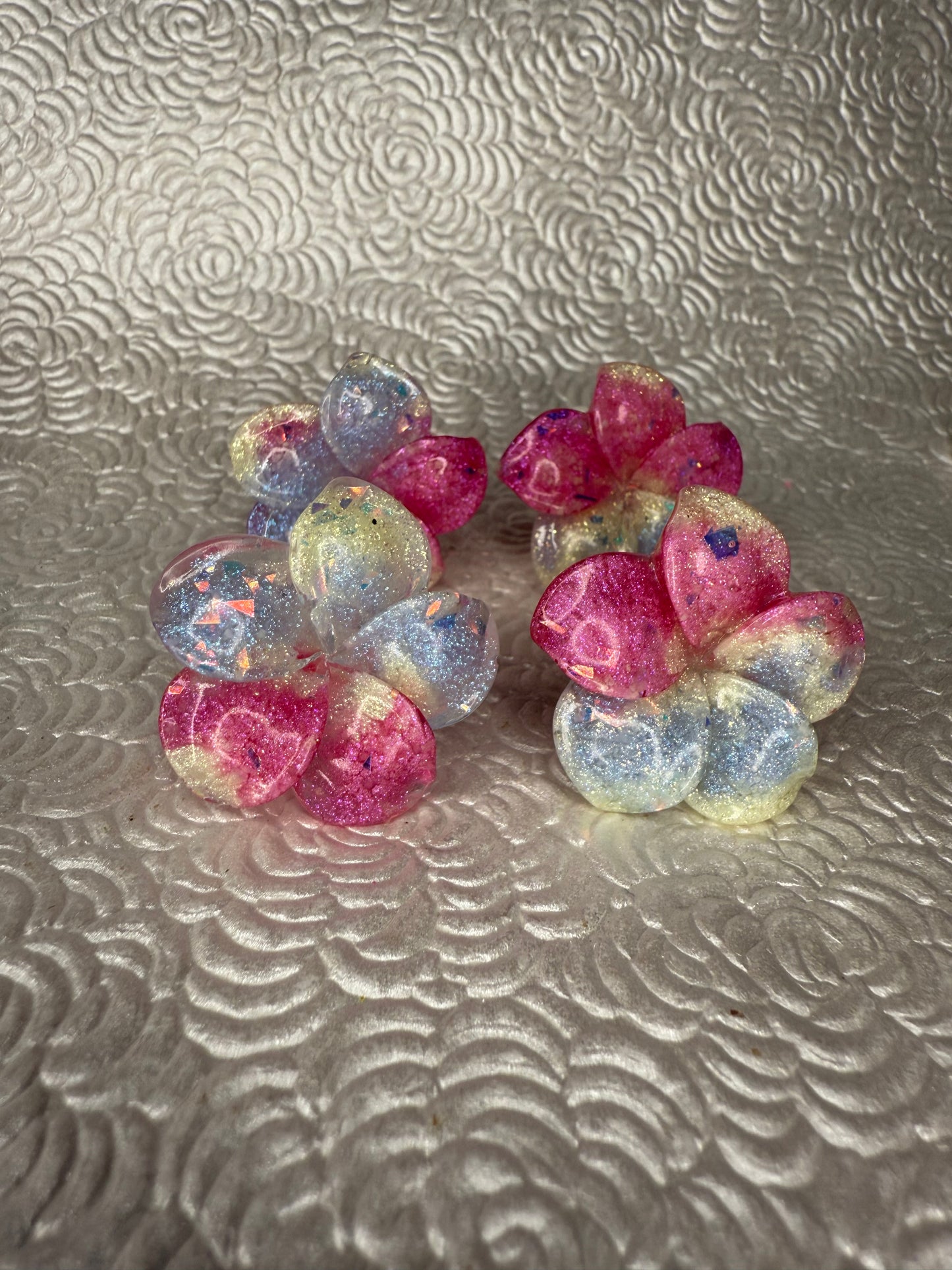 Flower Ring Style 10 - Shimmer & foil