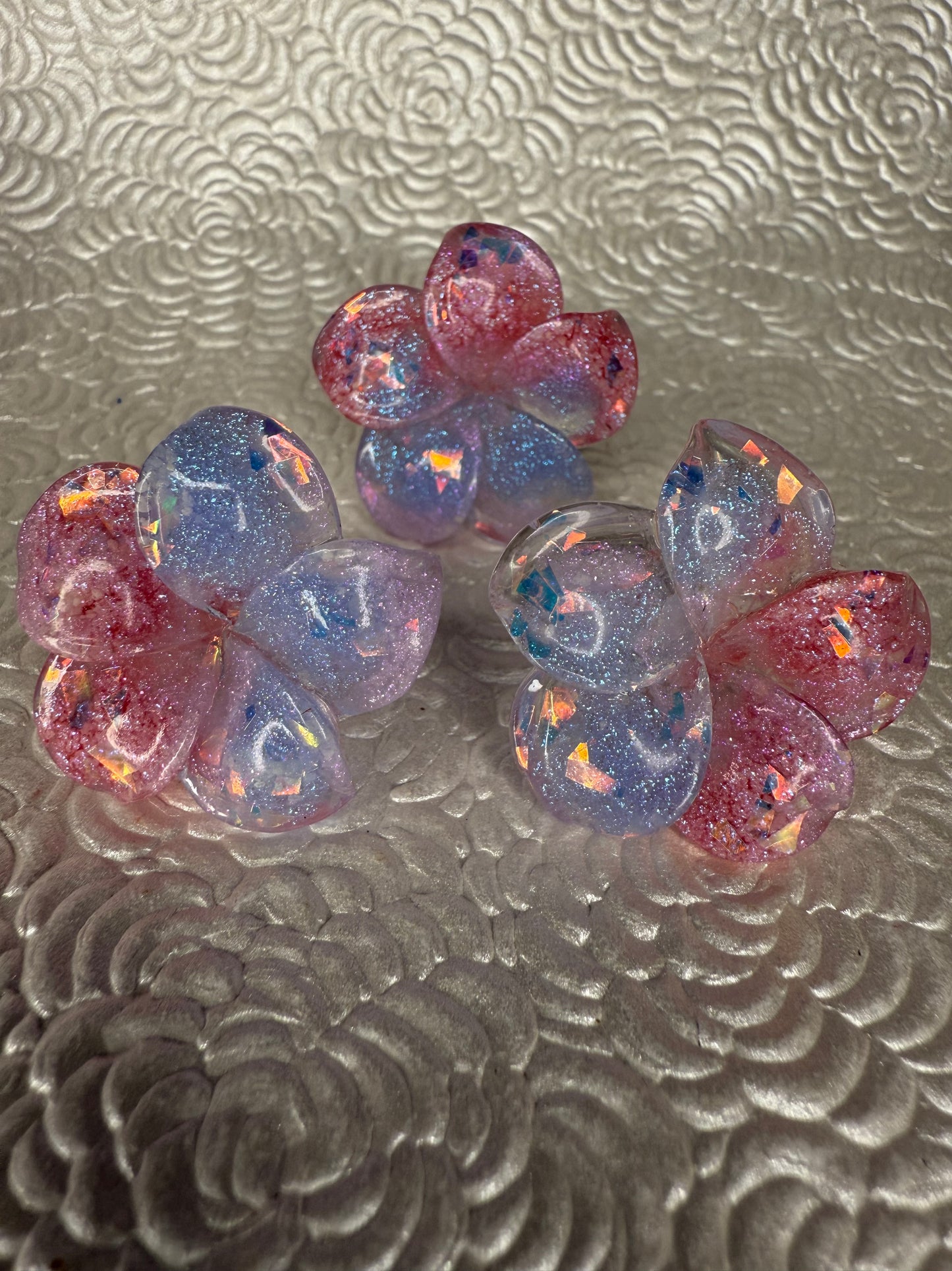 Flower Ring Style 10 - Shimmer & foil