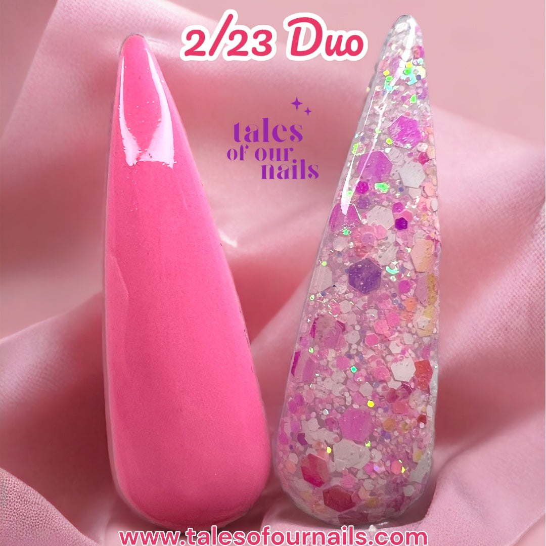 2/23/24 Duo Pink Paradise~On Cloud 9