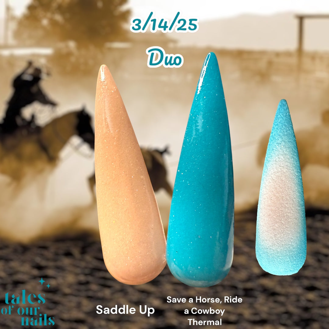 3/14/25 Duo~ Save a Horse, Ride a Cowboy- Thermal ~Saddle Up