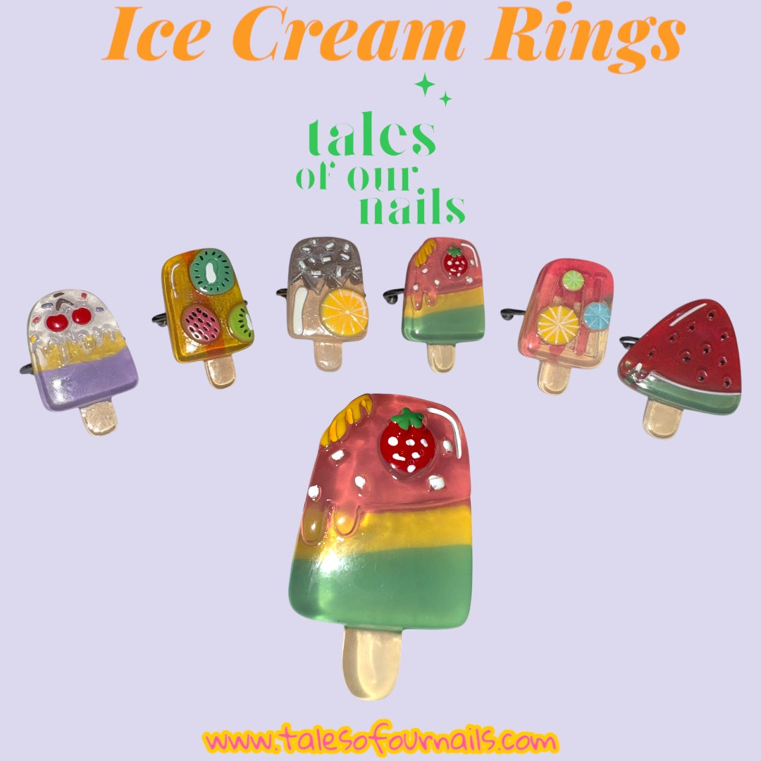 Popsicle & Ice Cream Rings
