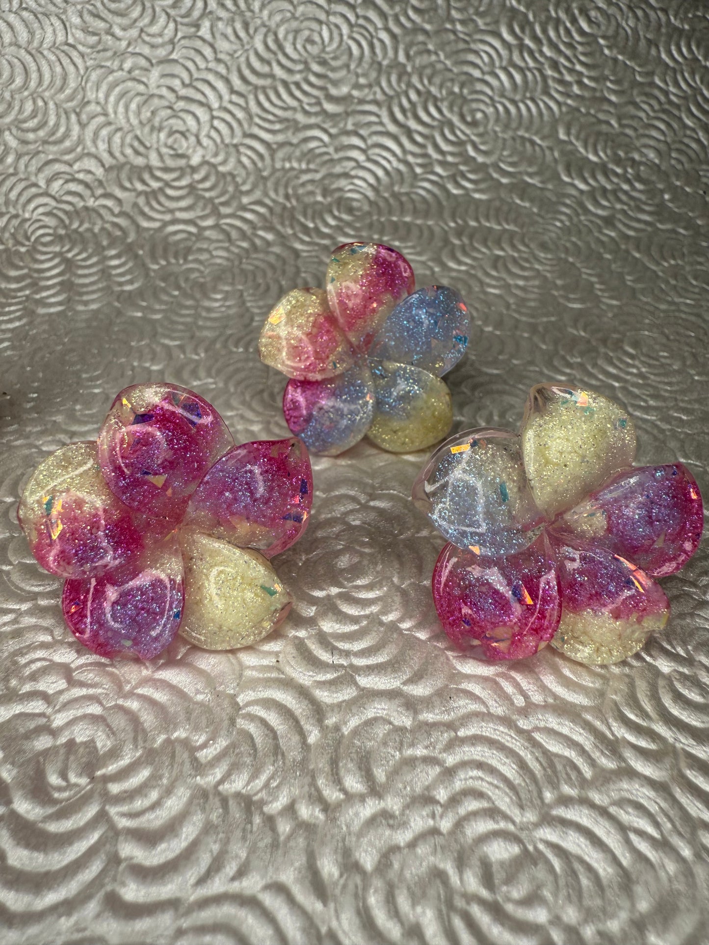 Flower Ring Style 10 - Shimmer & foil