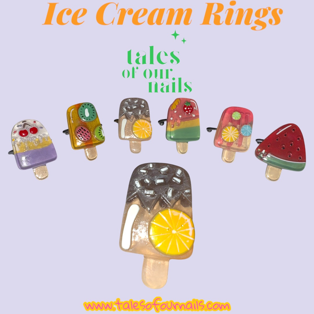 Popsicle & Ice Cream Rings