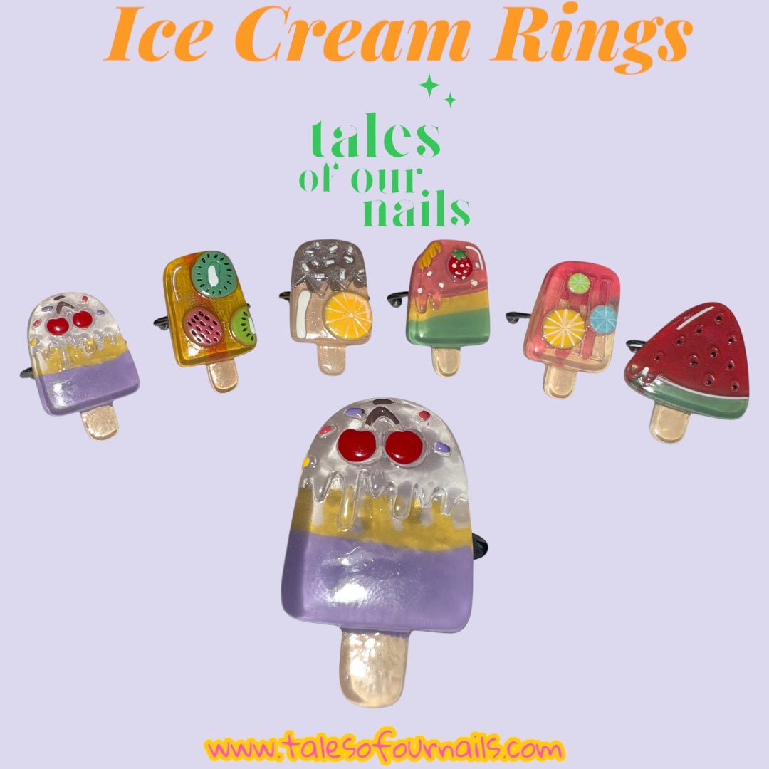 Popsicle & Ice Cream Rings