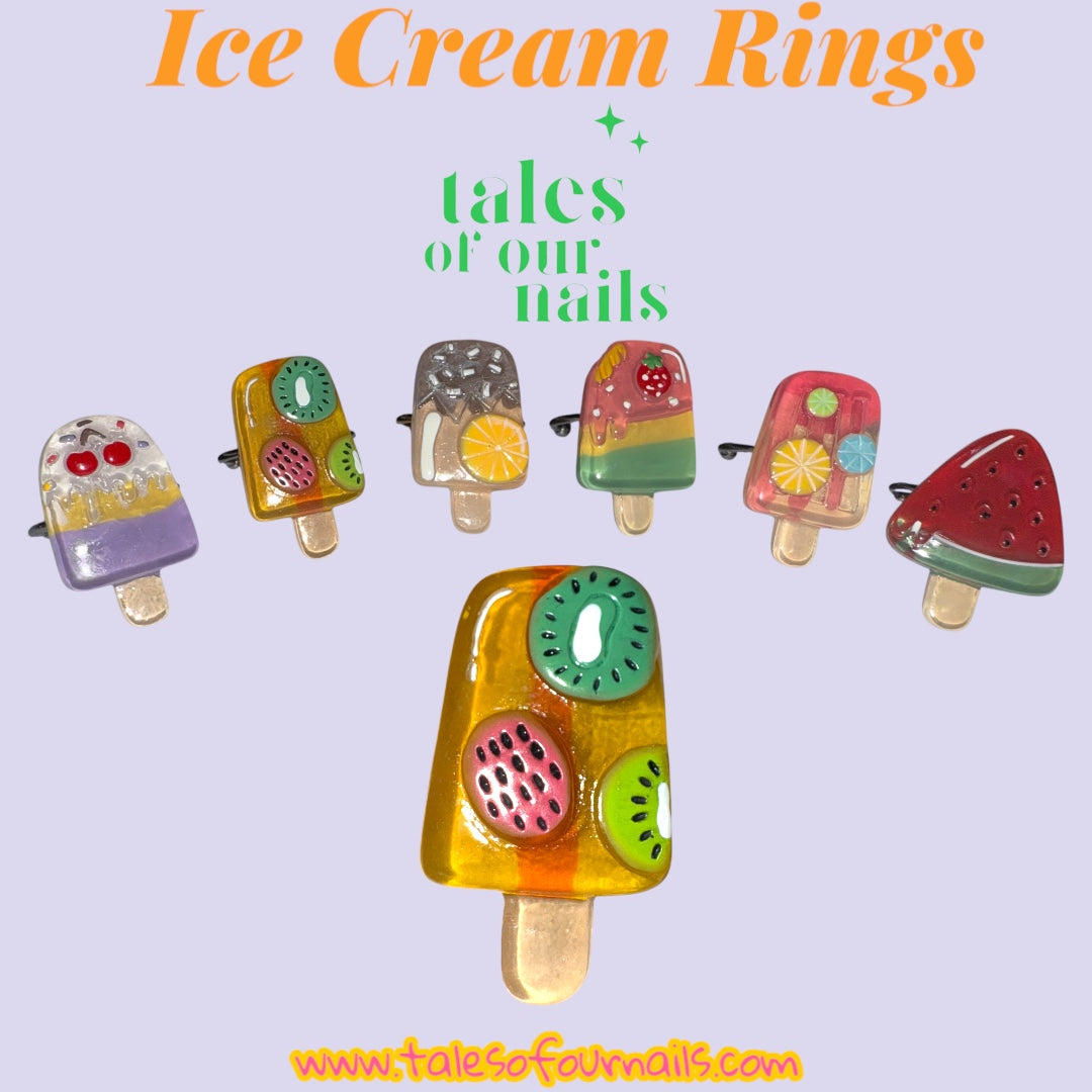 Popsicle & Ice Cream Rings