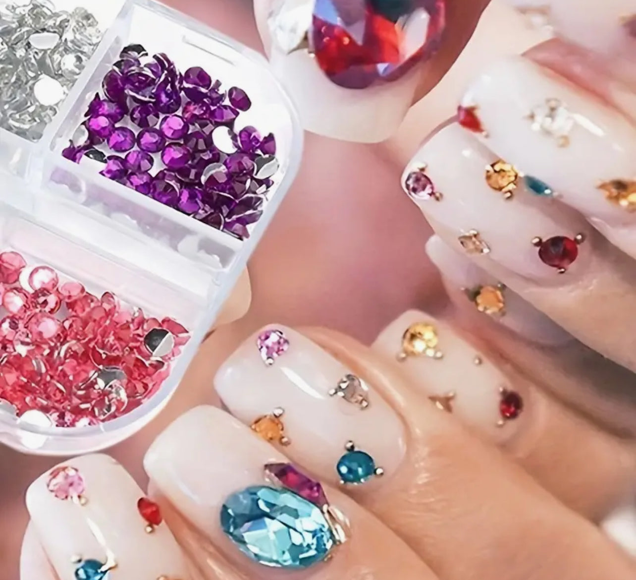 Rhinestones & Nail Charms