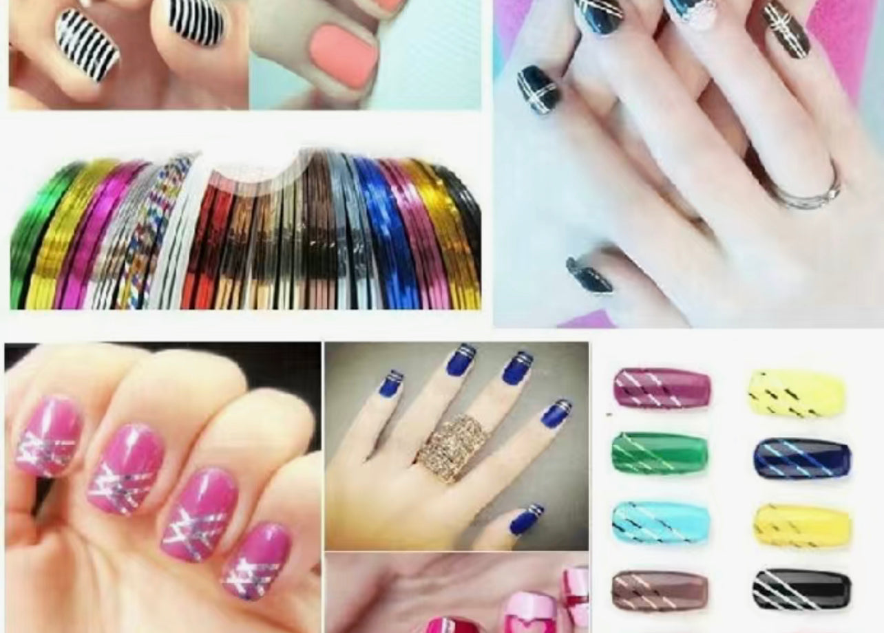 Foil Nail Striping Tape