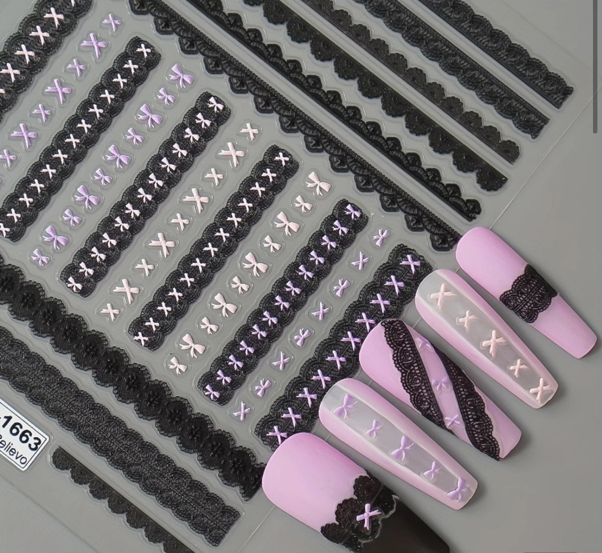 Lace Nail Stickers