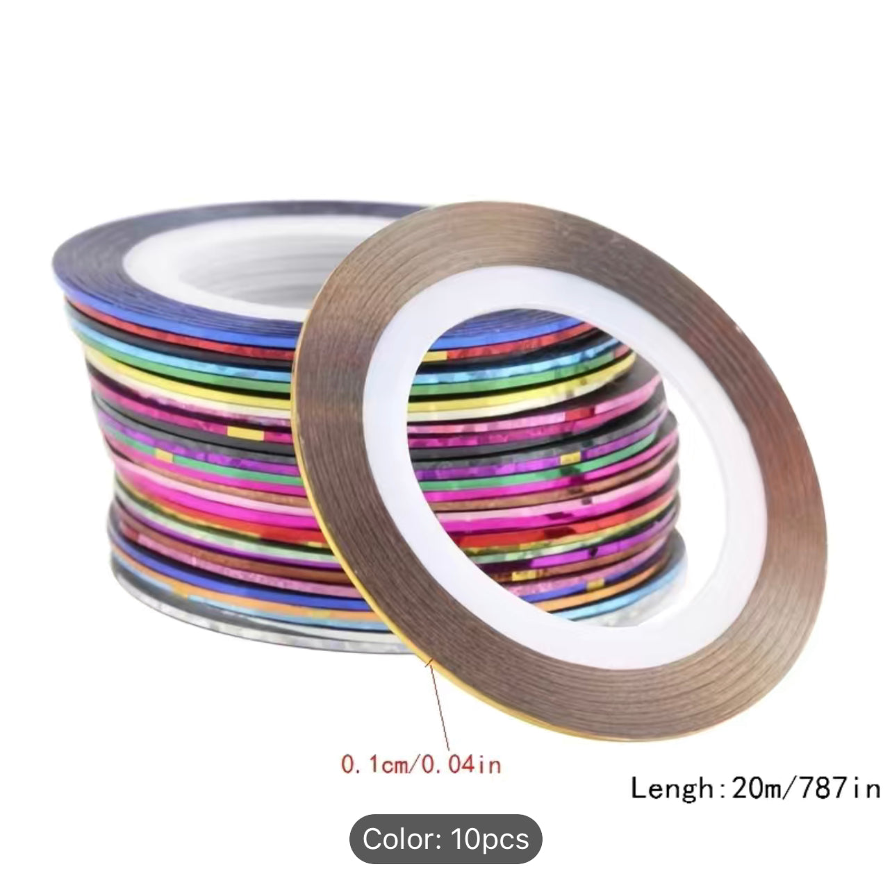 Foil Nail Striping Tape