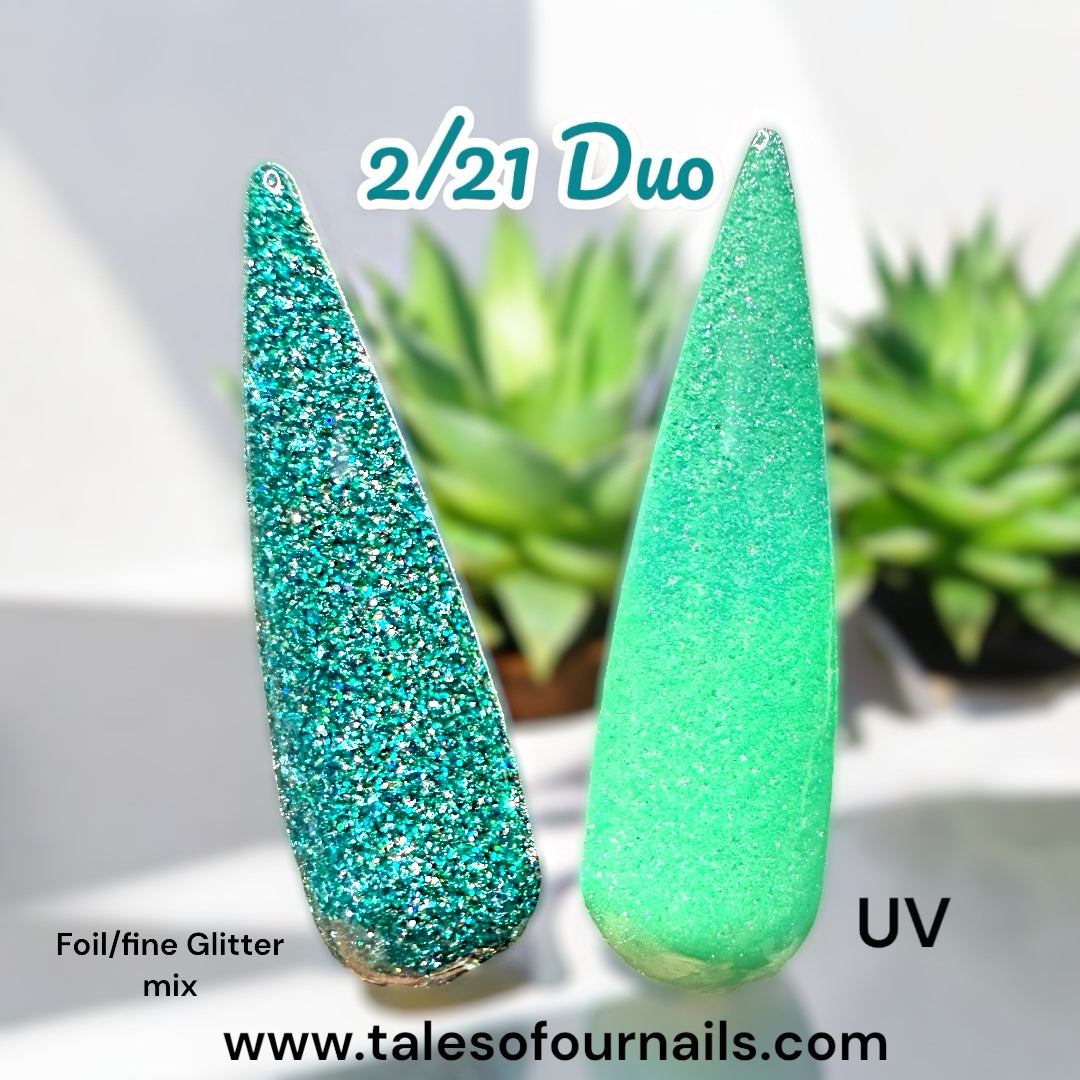 2/21 Duo~ Mystic Mint (UV) ~ Oasis