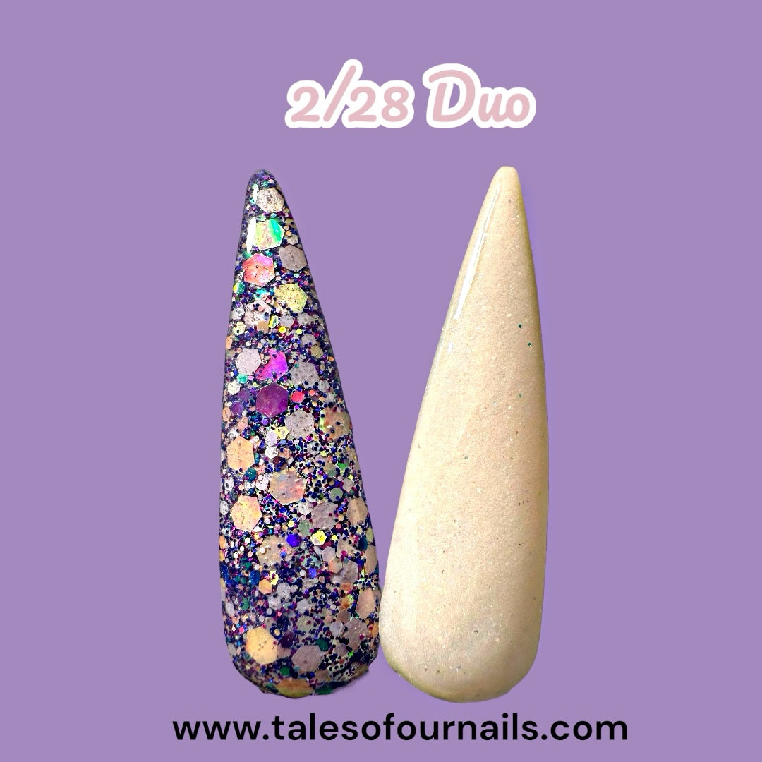 2/28/25 Duo Nude Obsessed ~Purple-xed