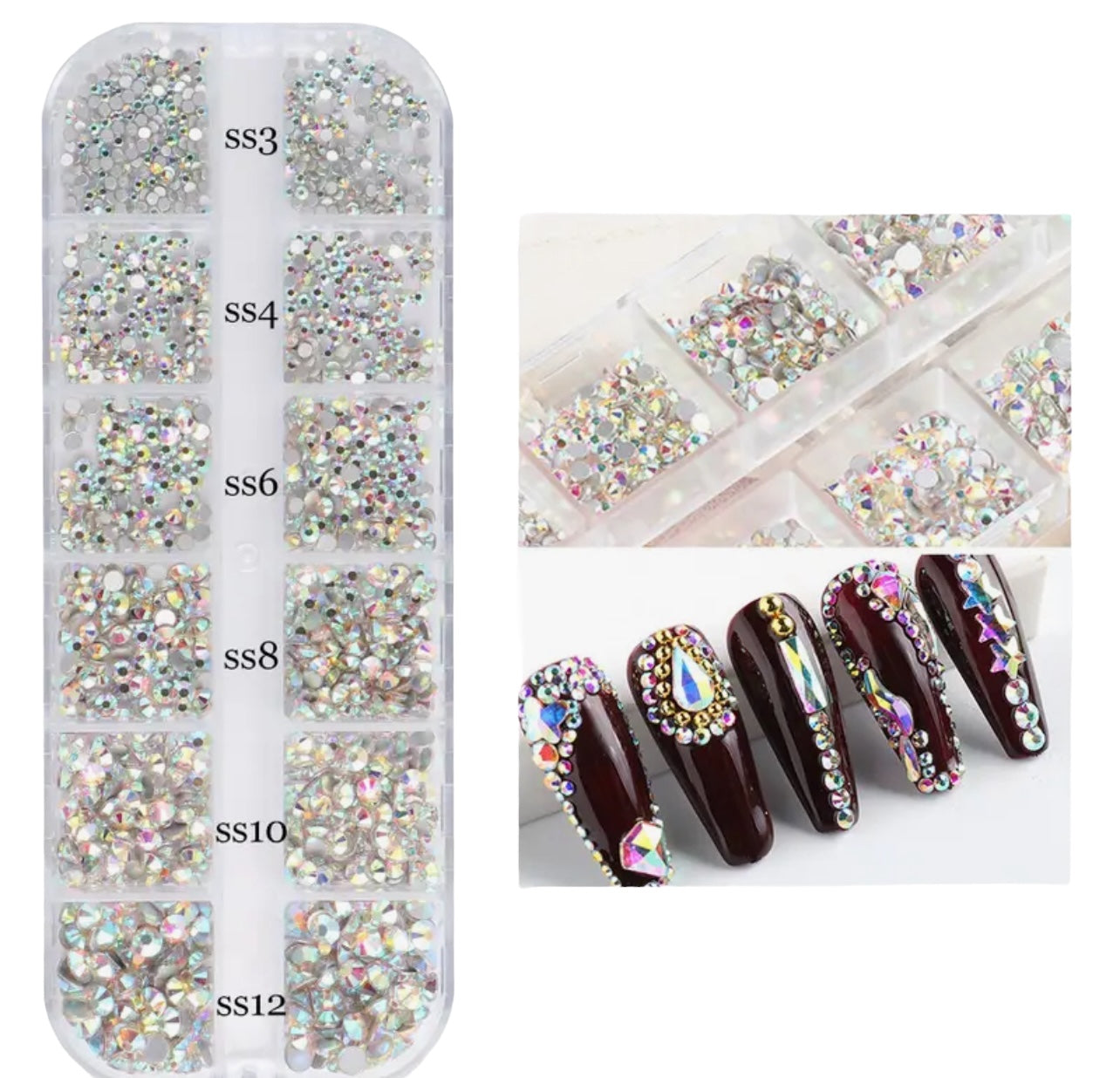 Rhinestones & Nail Charms