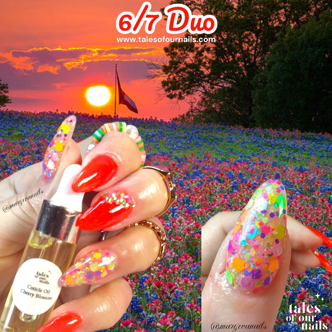6/7/24 Duo-Texas Sun~Orange Cocktail