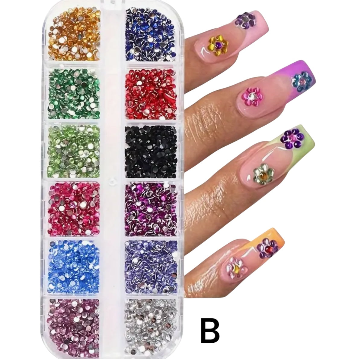 Rhinestones & Nail Charms