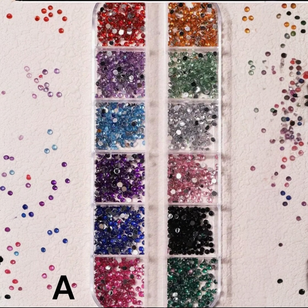 Rhinestones & Nail Charms