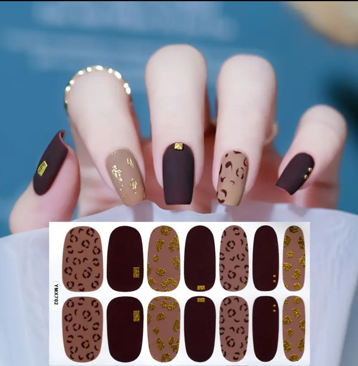 Leopard Print Nail stickers-7 styles