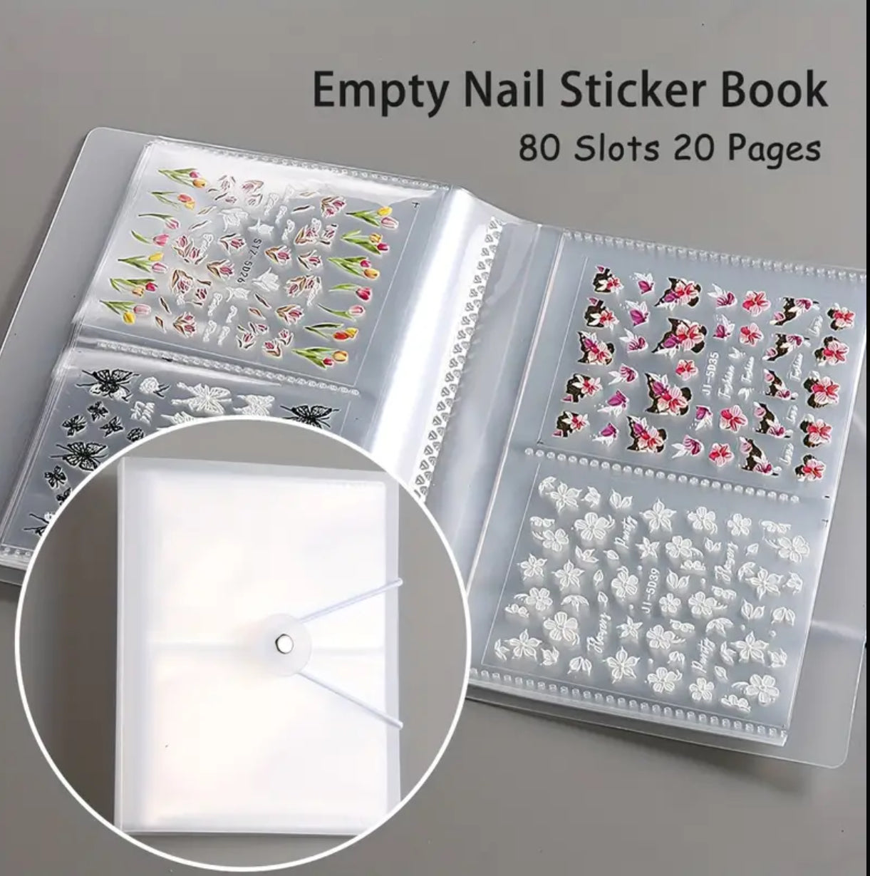 Nail Decal Storage Book