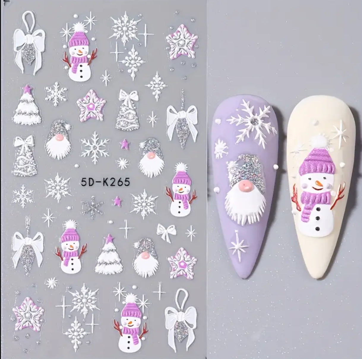 Christmas & New Years Nail Stickers