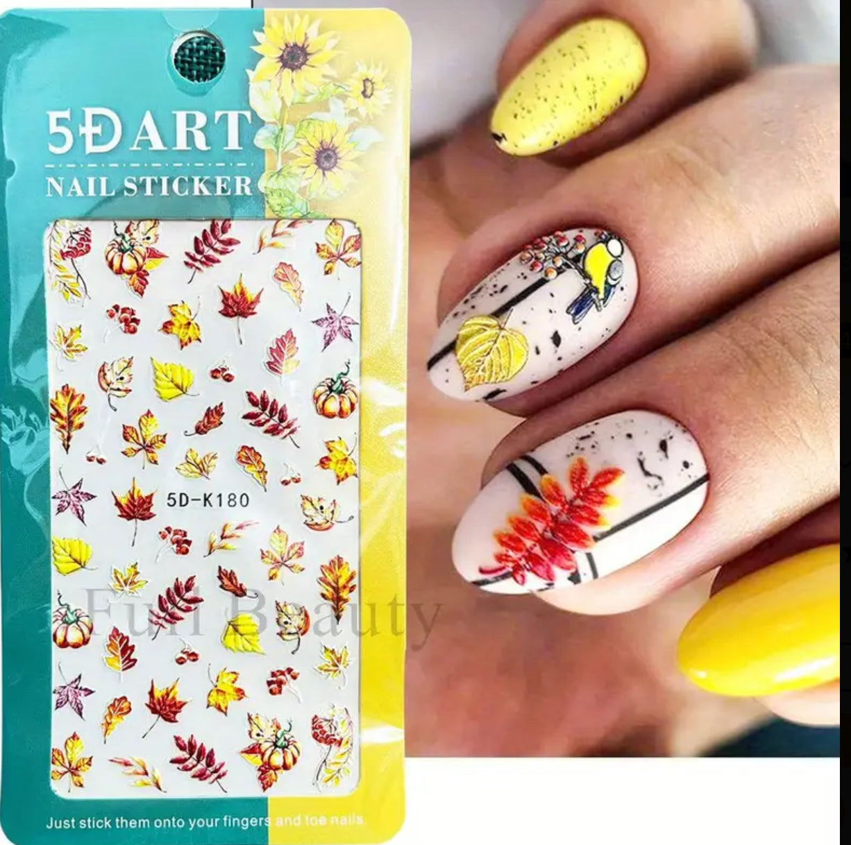 Autumn • Fall • Thanksgiving Nail Stickers & Decals