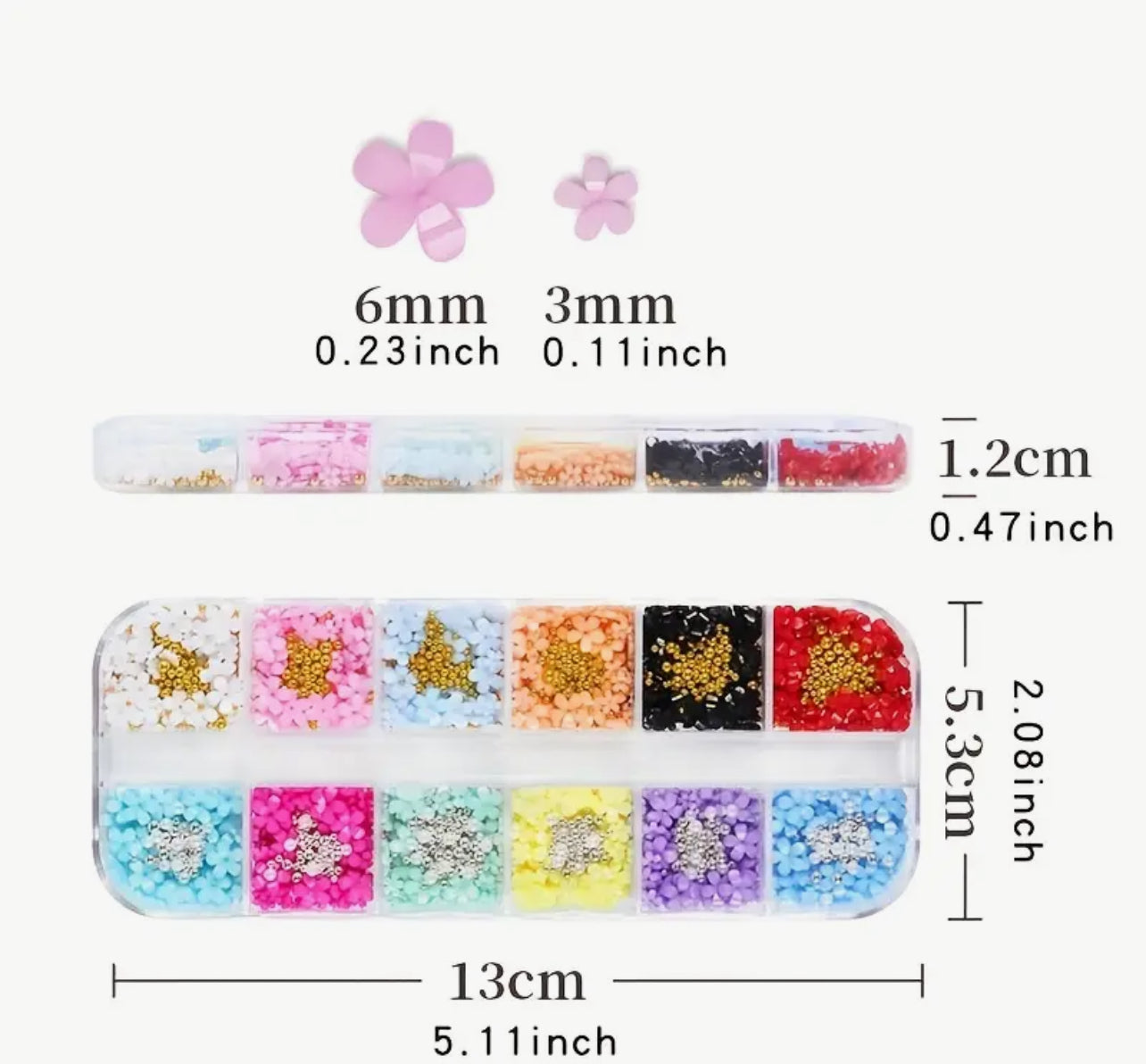 Flower Nail Charm Kit