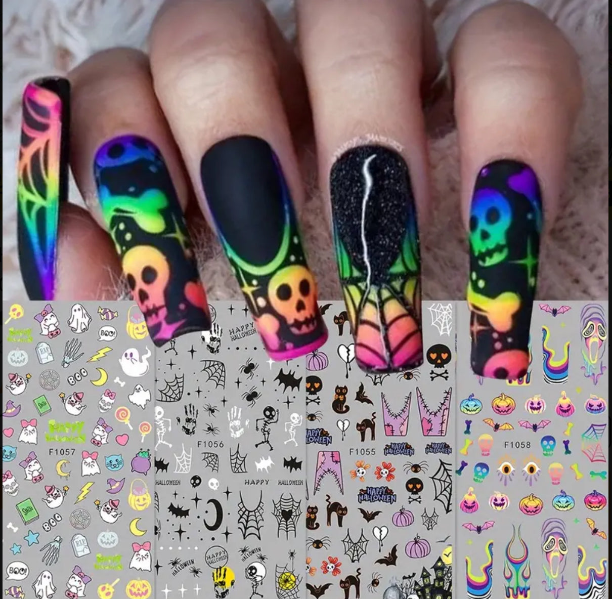 Halloween Nail Stickers/Decals