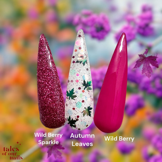 Wild Berry Sparkle~Wild Berry~Autumn Leaves