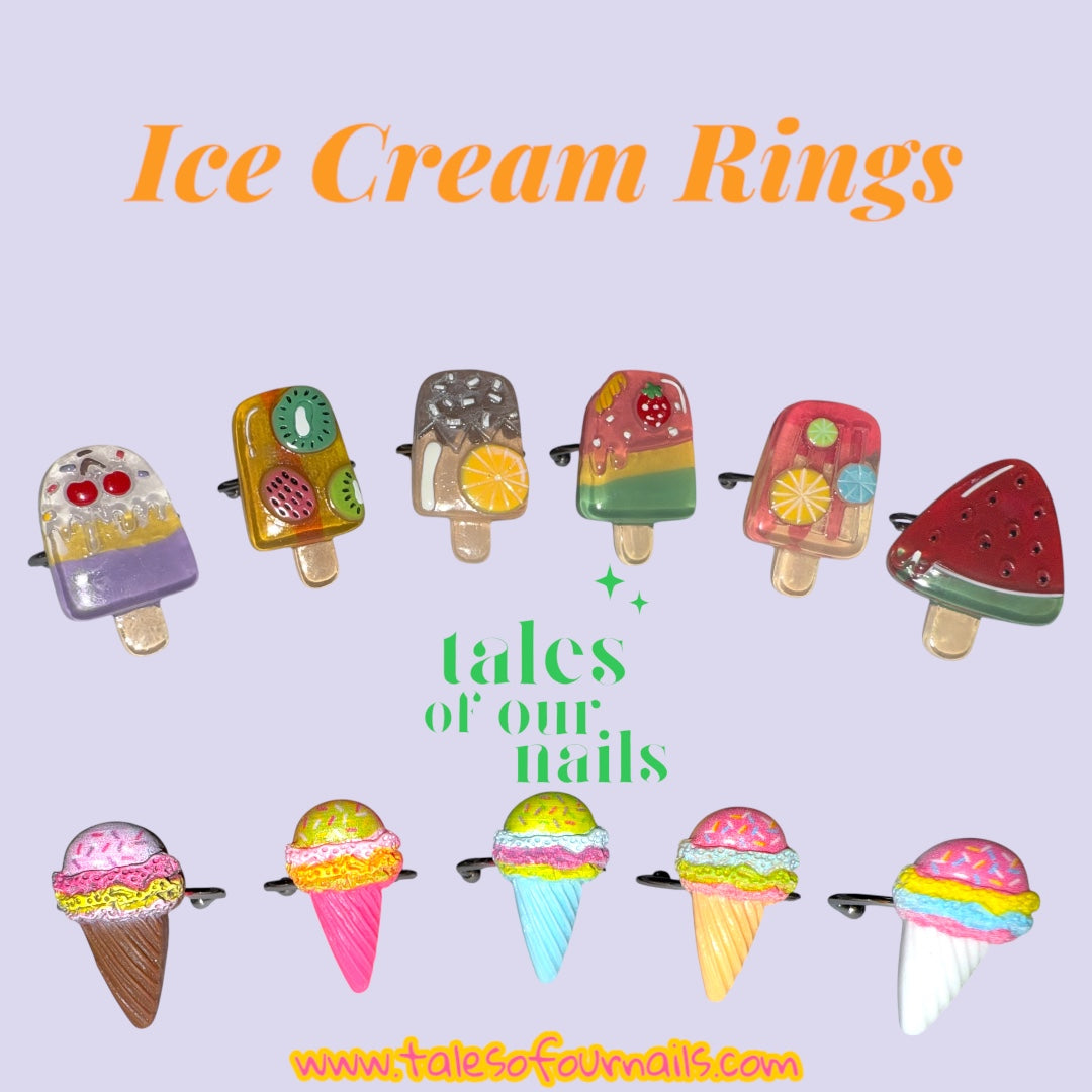 Popsicle & Ice Cream Rings