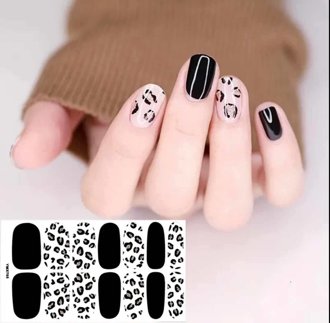 Leopard Print Nail stickers-7 styles