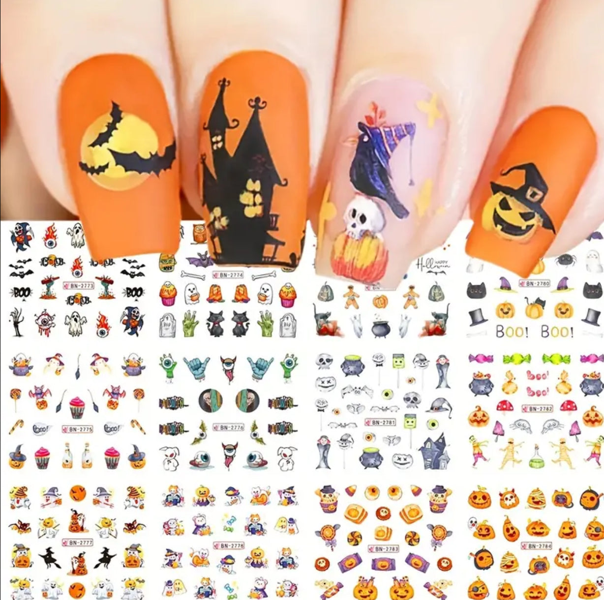 Halloween Nail Stickers/Decals