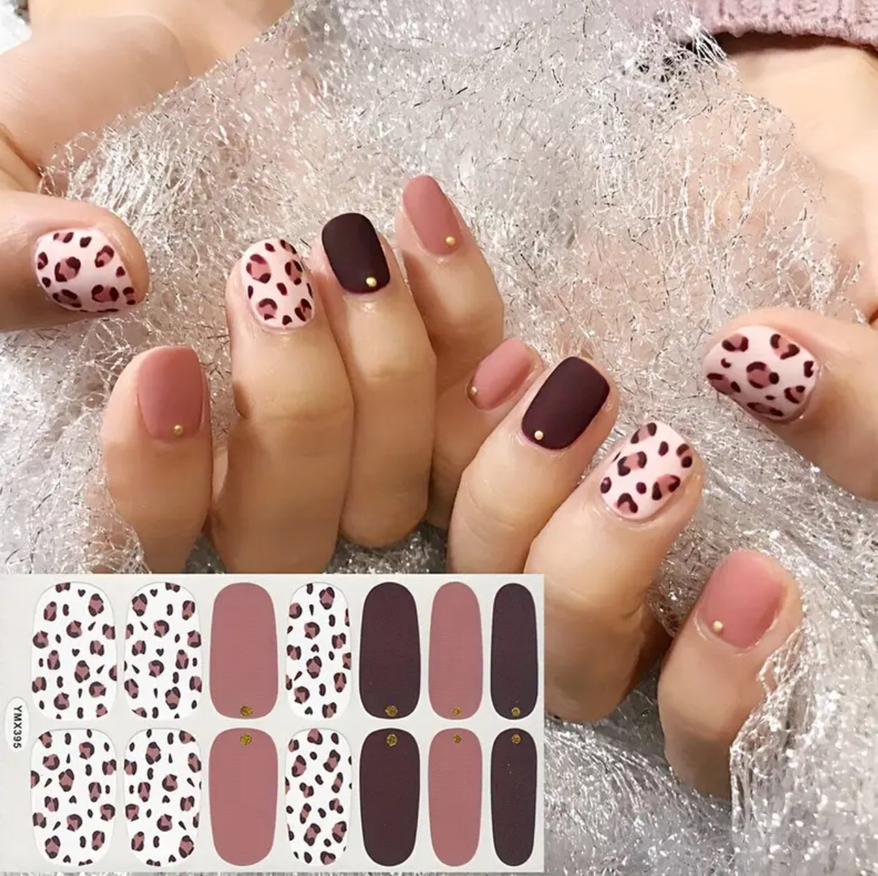 Leopard Print Nail stickers-7 styles