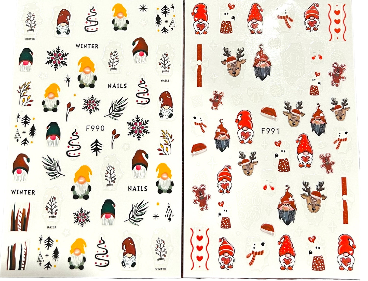 Christmas & New Years Nail Stickers