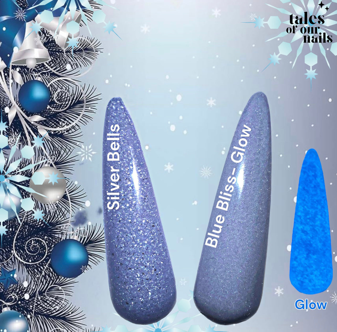 Silver Bells & Blue Bliss (glow)