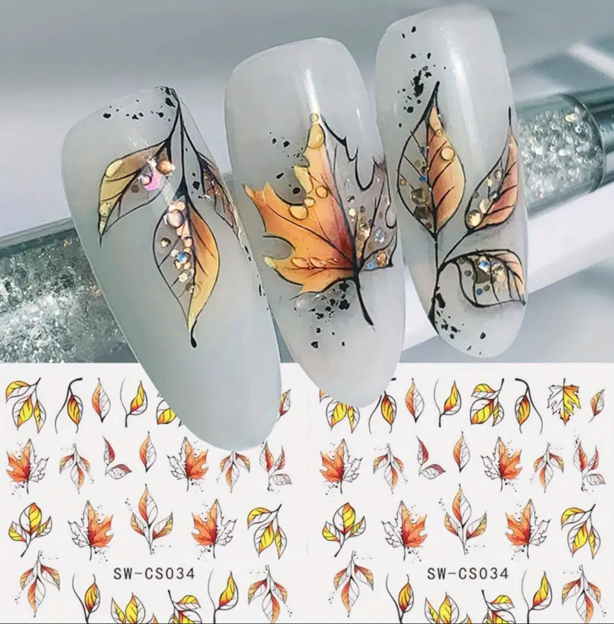 Autumn • Fall • Thanksgiving Nail Stickers & Decals