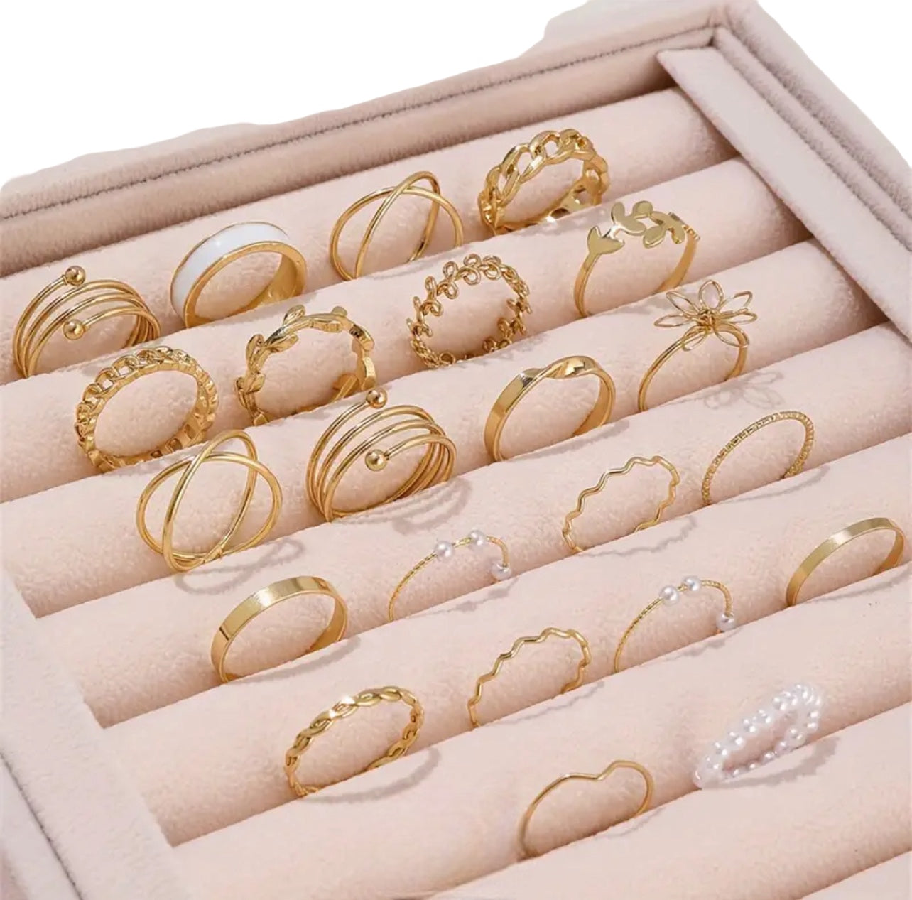 22 Pc Boho Style rings