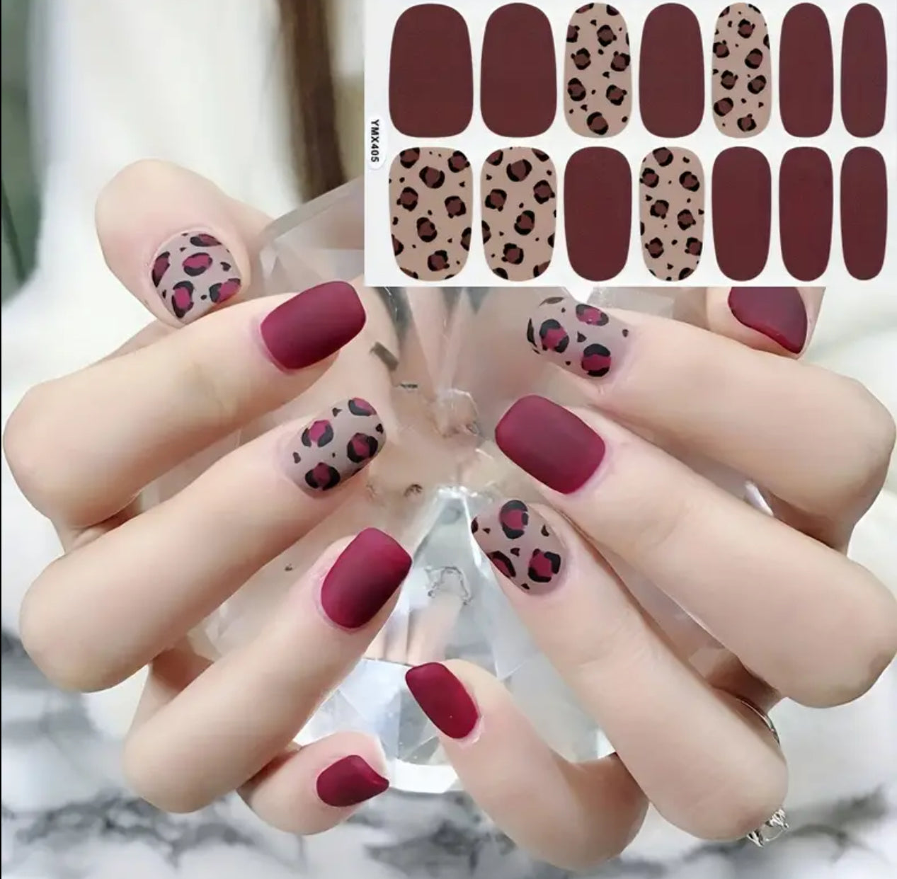 Leopard Print Nail stickers-7 styles