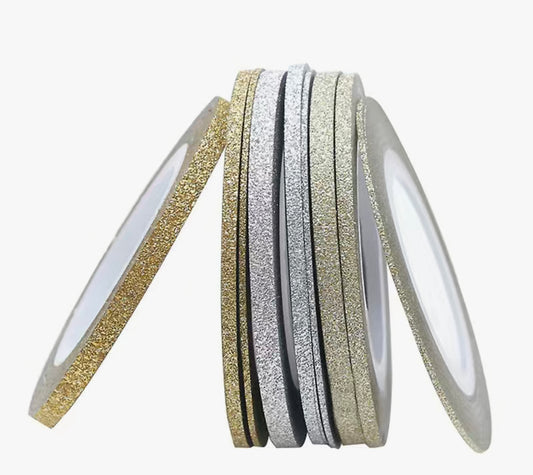 Silver/Gold Nail Stripping Tape