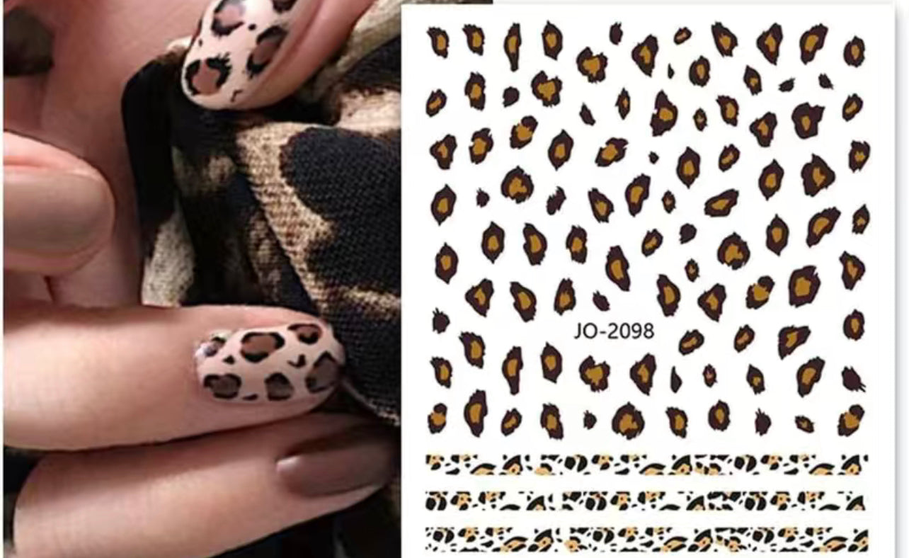 Animal Print Nail Decals