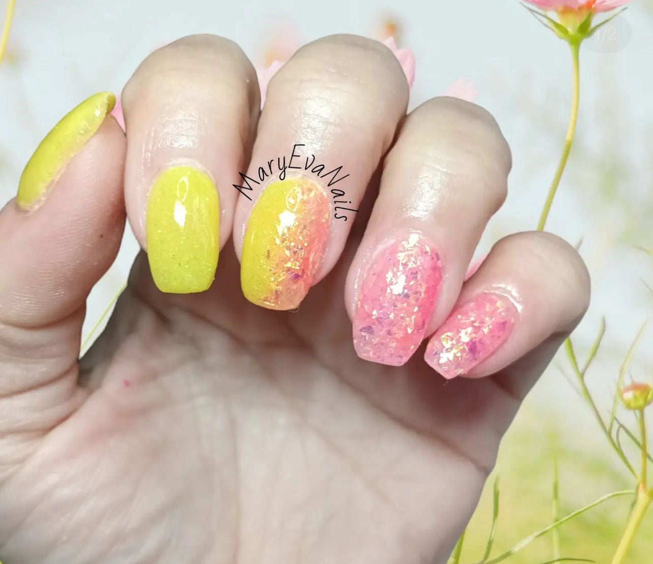 9/15 Duo (1) Candy Corn-Thermal & Daffodil