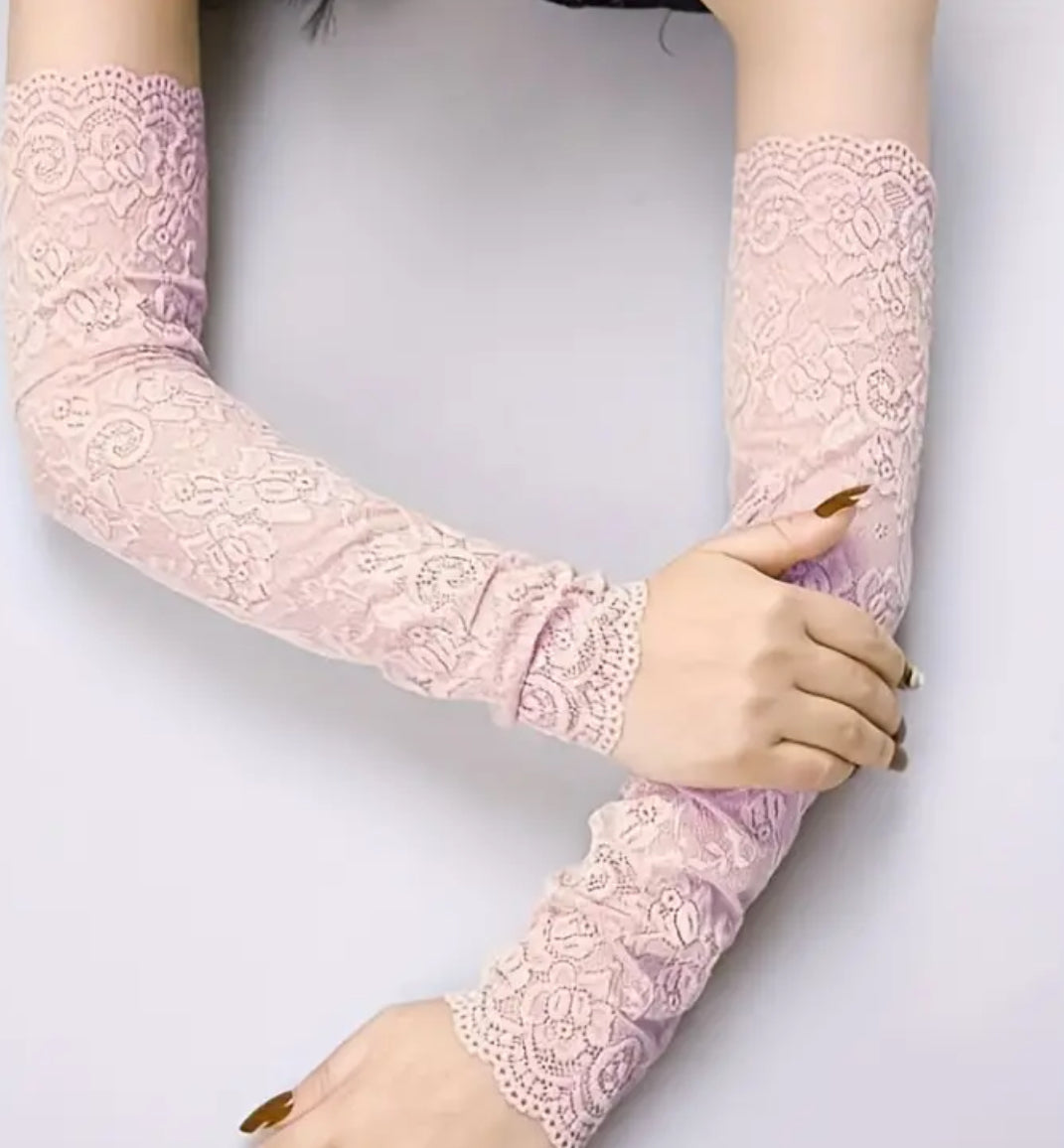 Lace sleeves