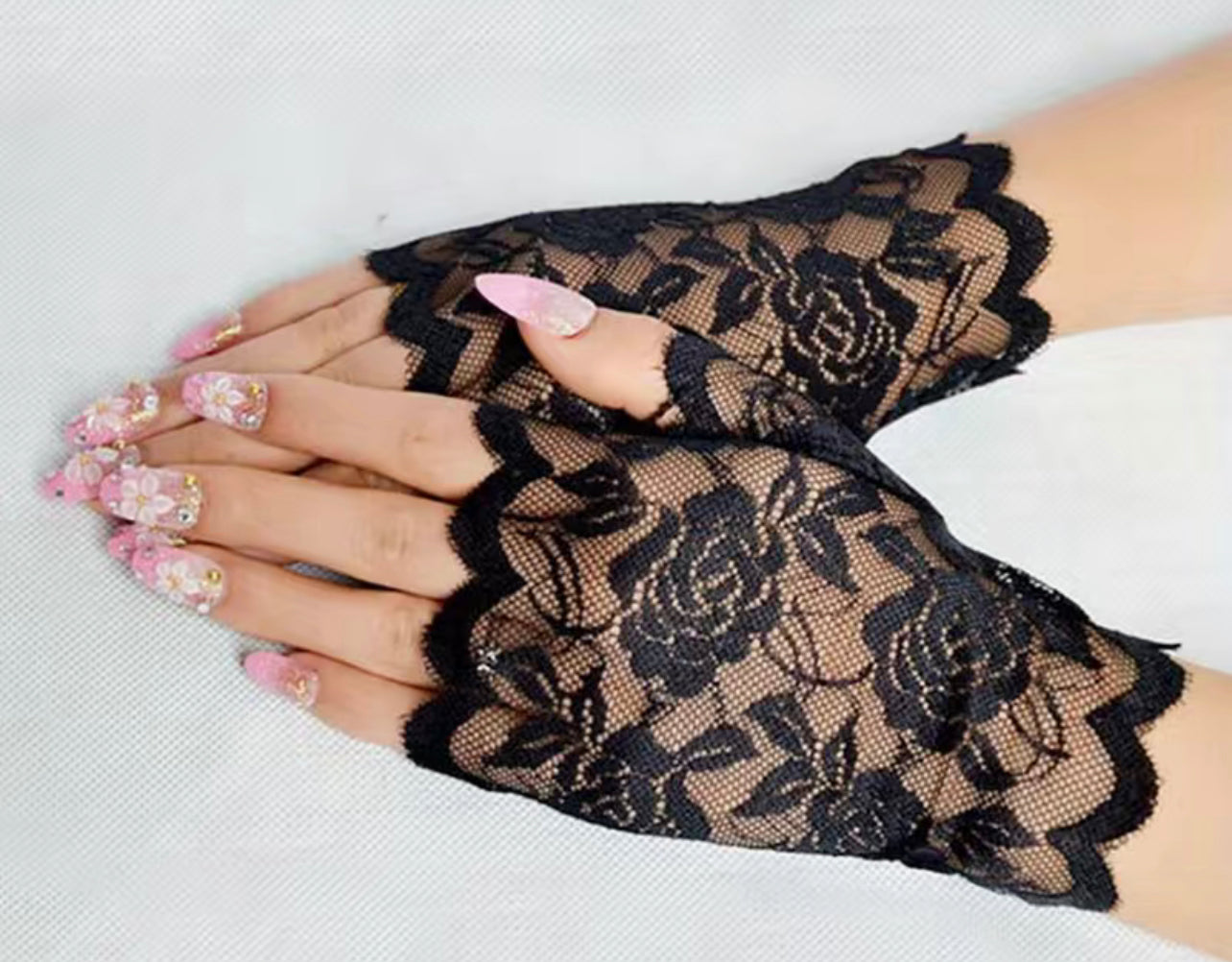 Lace sleeves