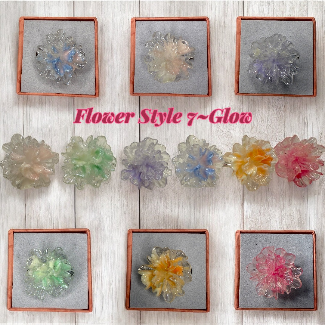 Flower Rings Style 8-Glow