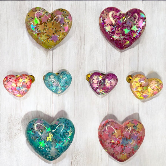 Hearts with stars