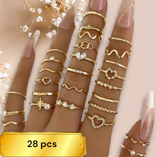 28 pc stacking rings