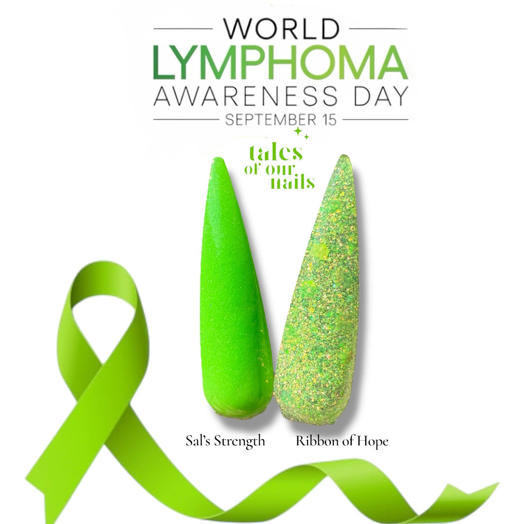 Lymphoma Awareness Duo~Sal’s Strength ~Ribbon of Hope