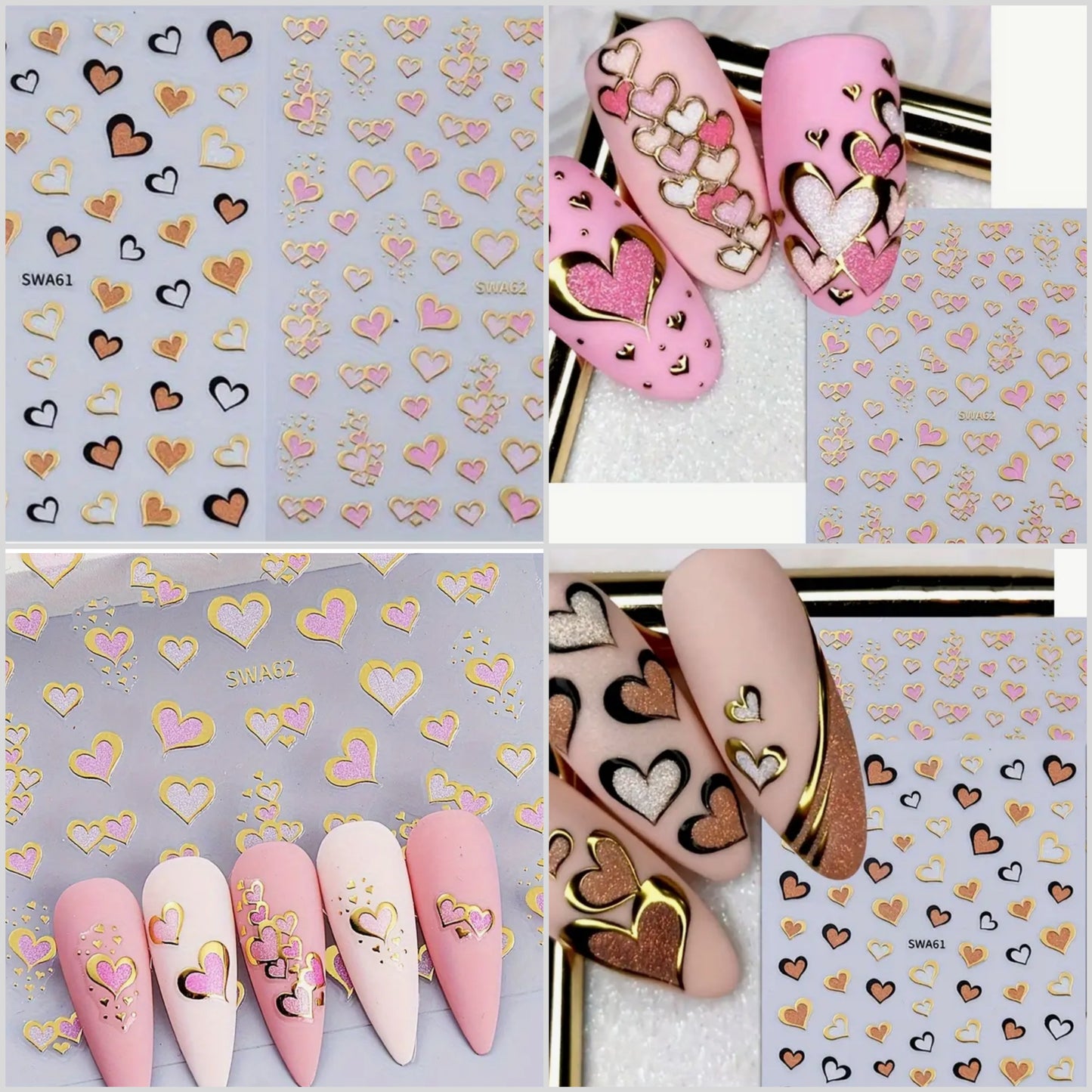 Valentines Day Nail Decals