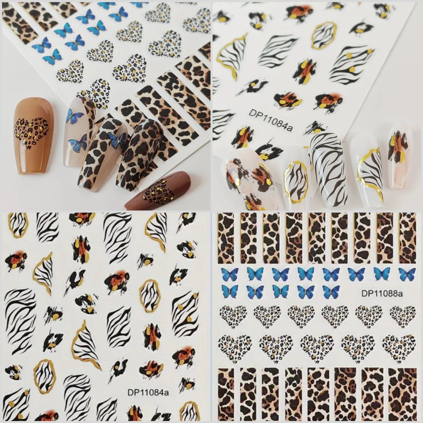 Leopard Print Nail stickers-7 styles