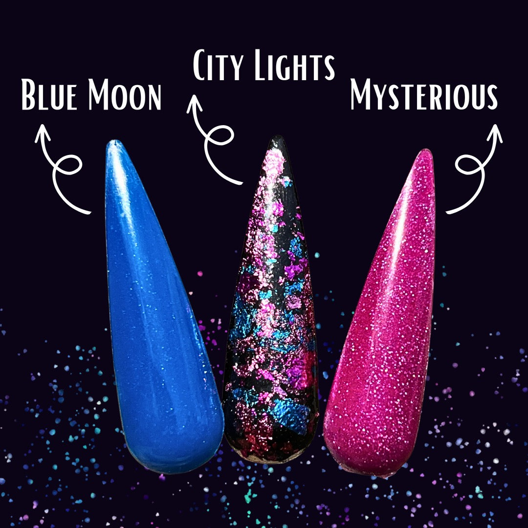 Blue Moon/City Lights/Mysterious Trio